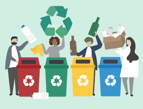 Imagen de clasificación de reciclaje