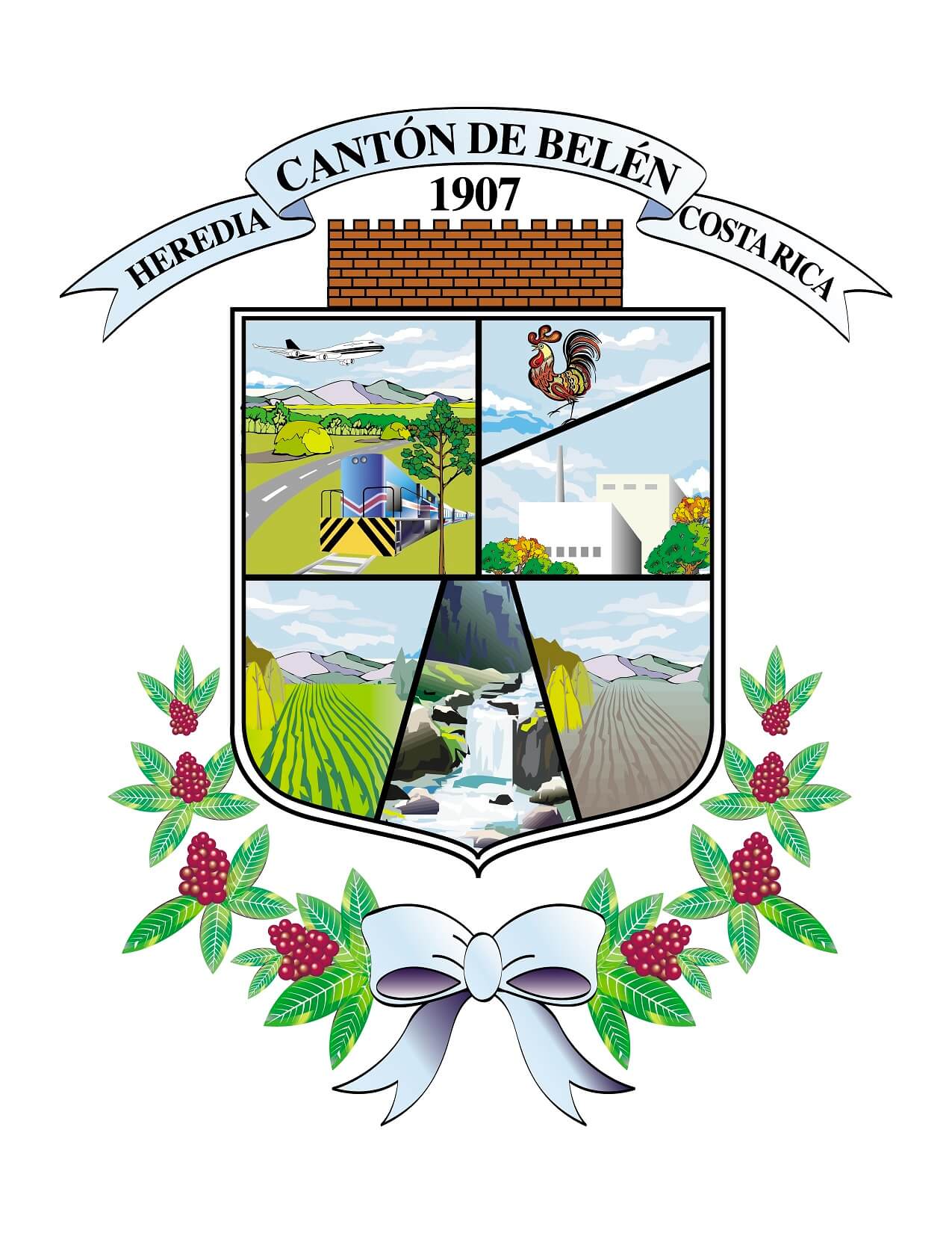Imagen del Escudo del Cantón de Belén